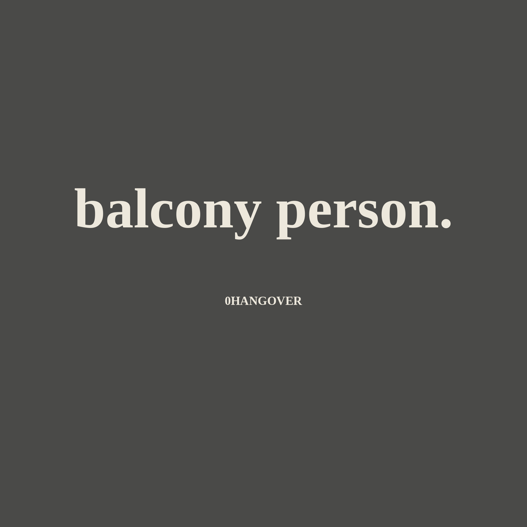 BALCONY PERSON - pepper