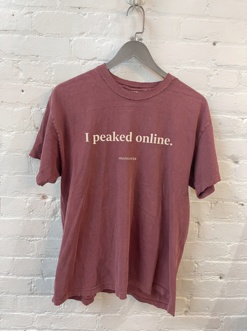 I PEAKED ONLINE - brick