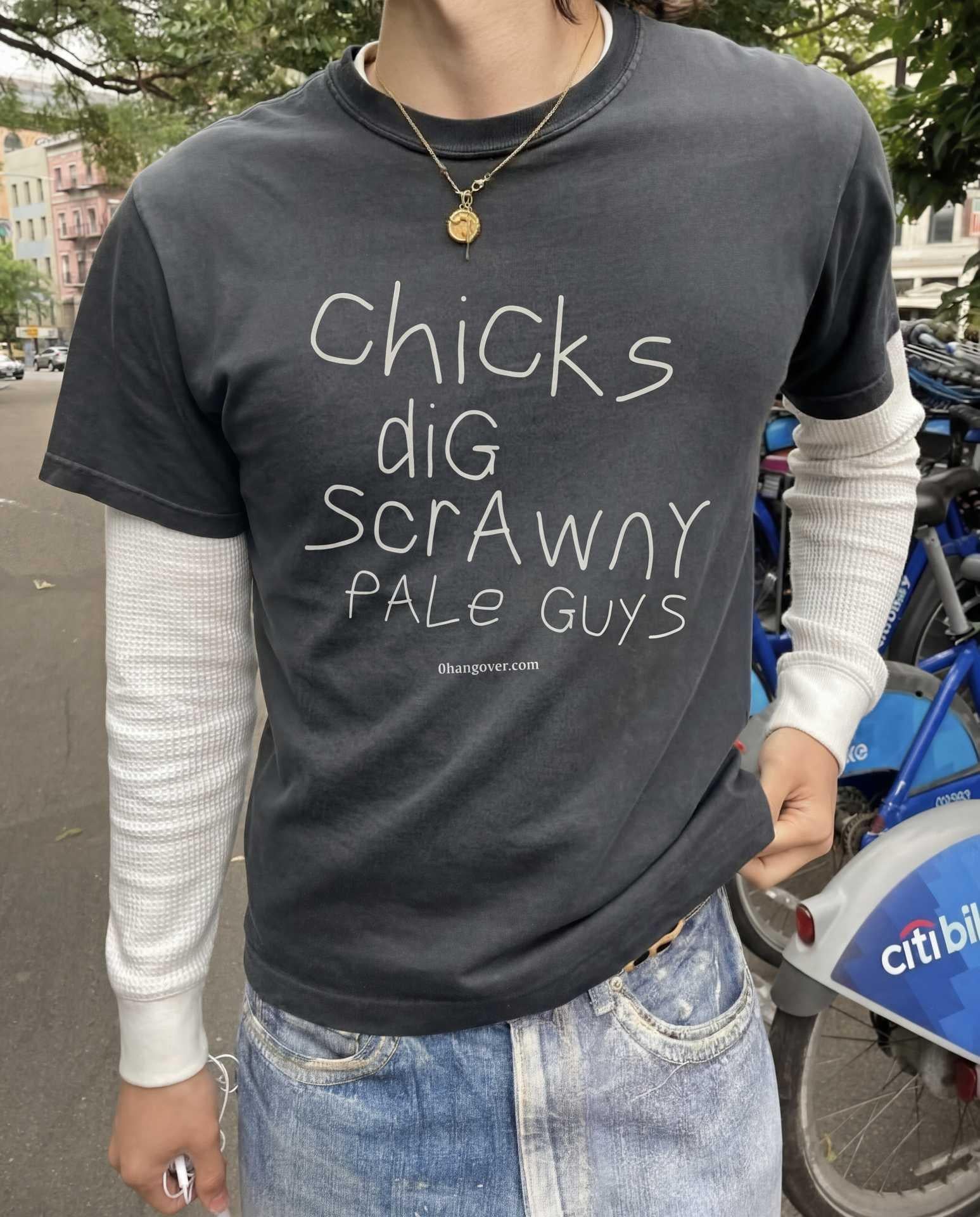 Chicks dig scrawny pale guys - pepper