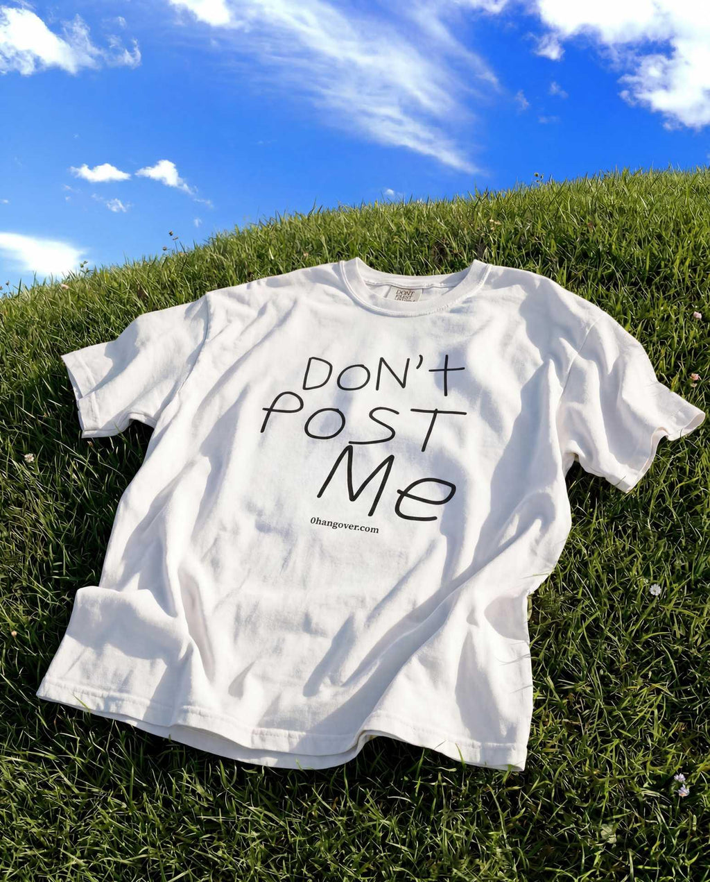 DONT POST ME - white
