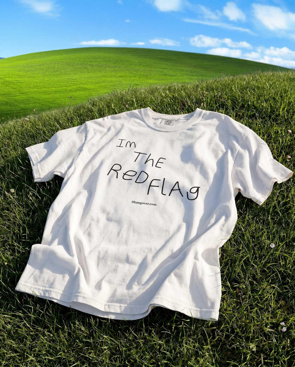 IM THE RED FLAG - white